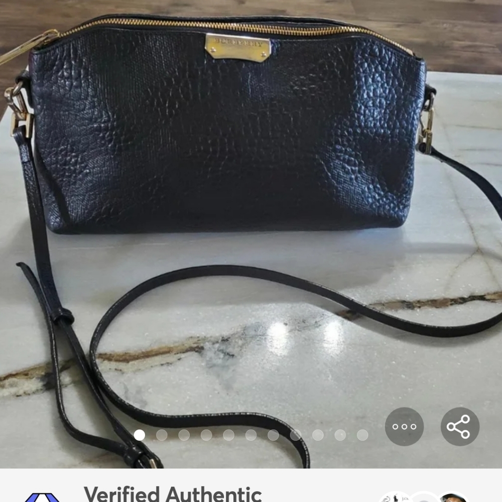 Burberry Emboss Chichester Crossbody Bag Auth